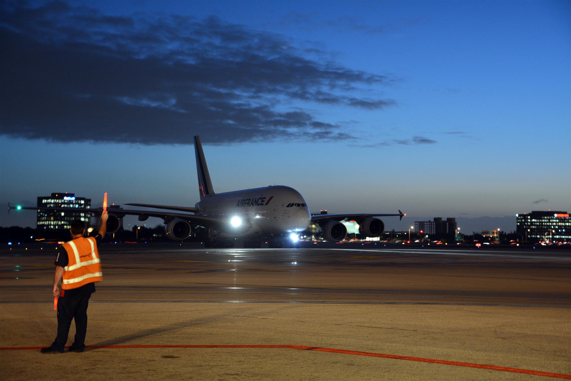 Self Photos / Files - AF A380 at MIA by MIA