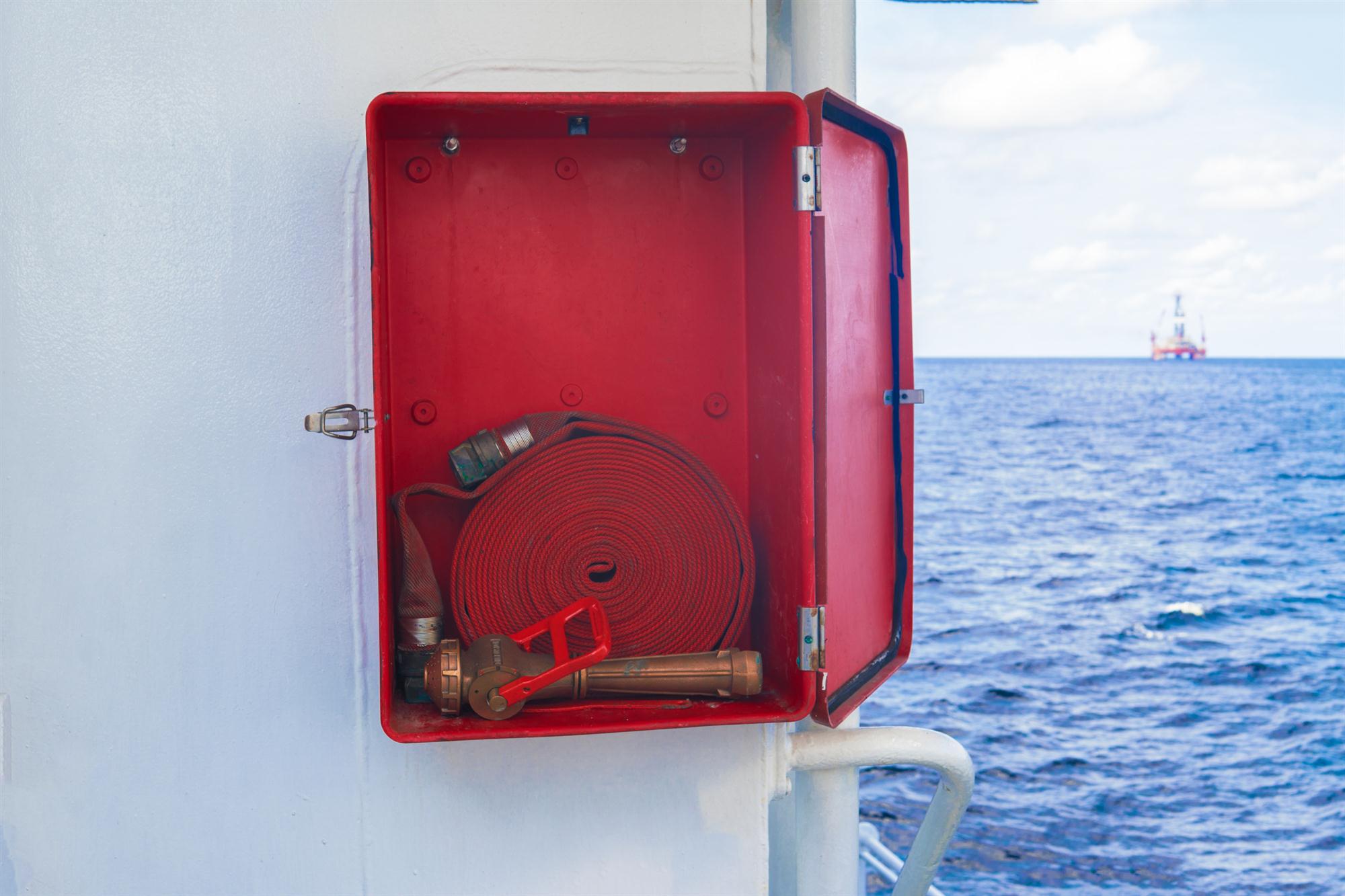 Self Photos / Files - fire suppression at sea iStock-956693750