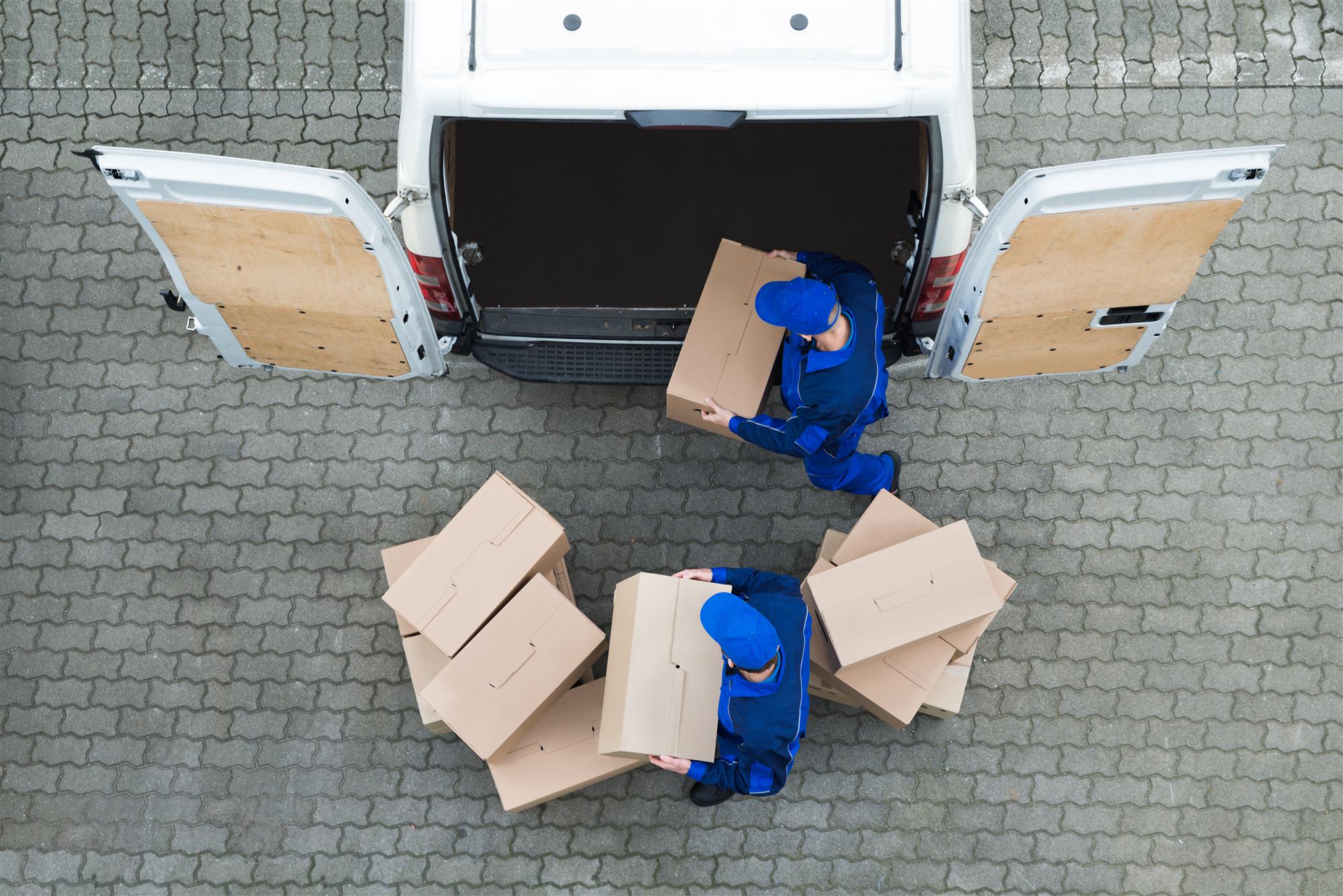 Self Photos / Files - Unloading Truck on Street iStock-622277750