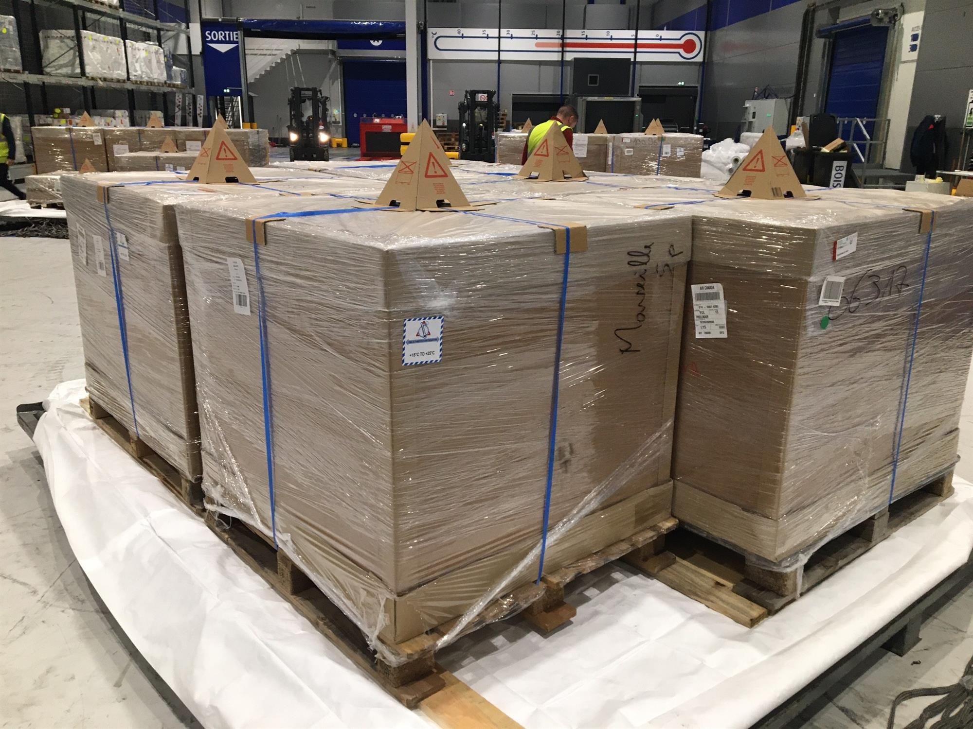 Self Photos / Files - Some of the shipments at WFS Pharma Centre