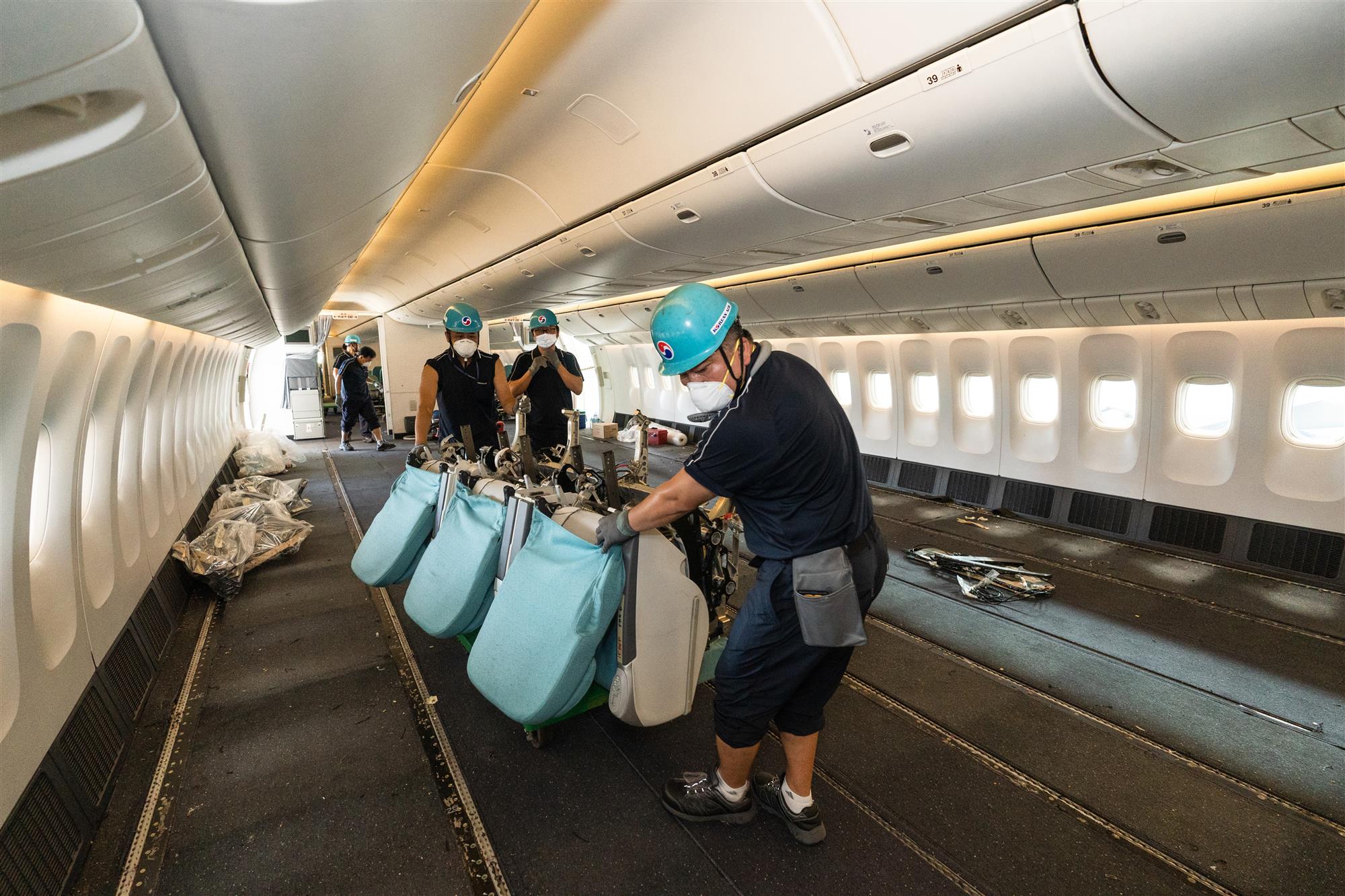 Self Photos / Files - Removing passenger seats of B777-300ER