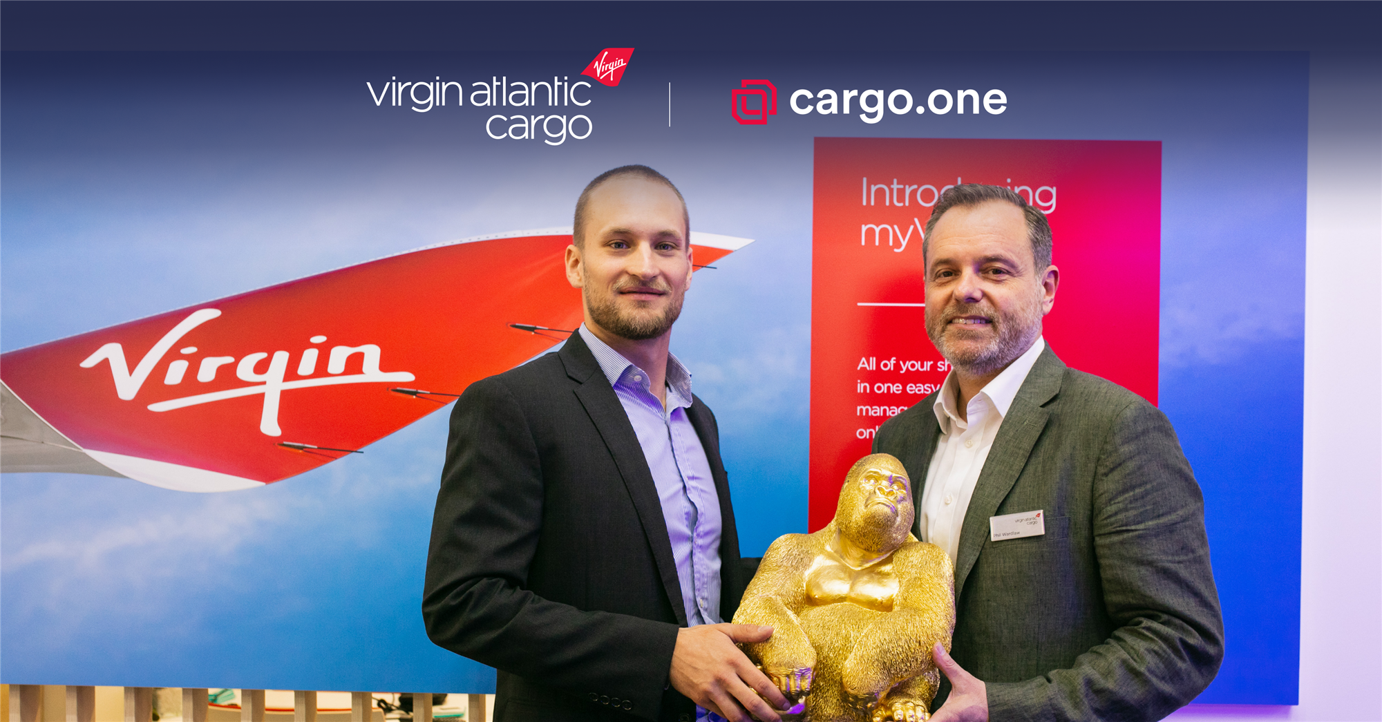 Self Photos / Files - cargo.one x Virgin Atlantic Cargo press banner