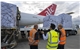 AEROTRANSCARGO flight offloading cargo at London Heathrow Airport  